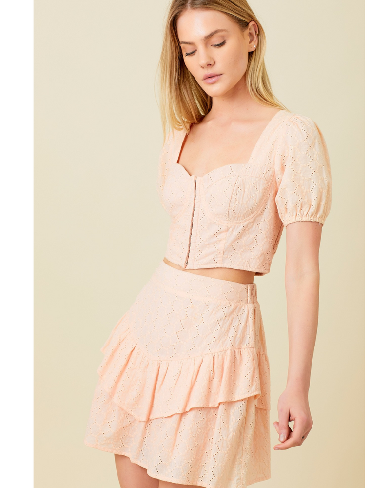 Talulah Corset Top Blush