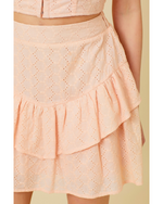 Talulah Ruffle Skirt Blush