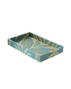 Teal Vines Suzani Vanity Tray