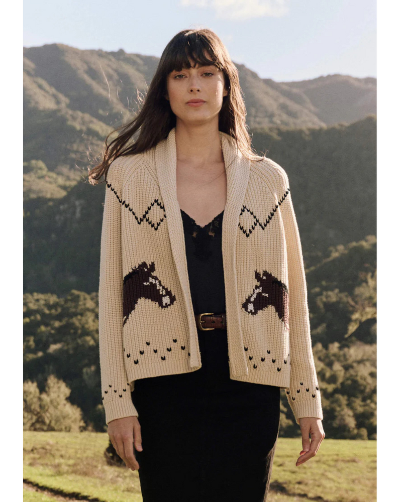 The Horse Lodge Cardigan Cream