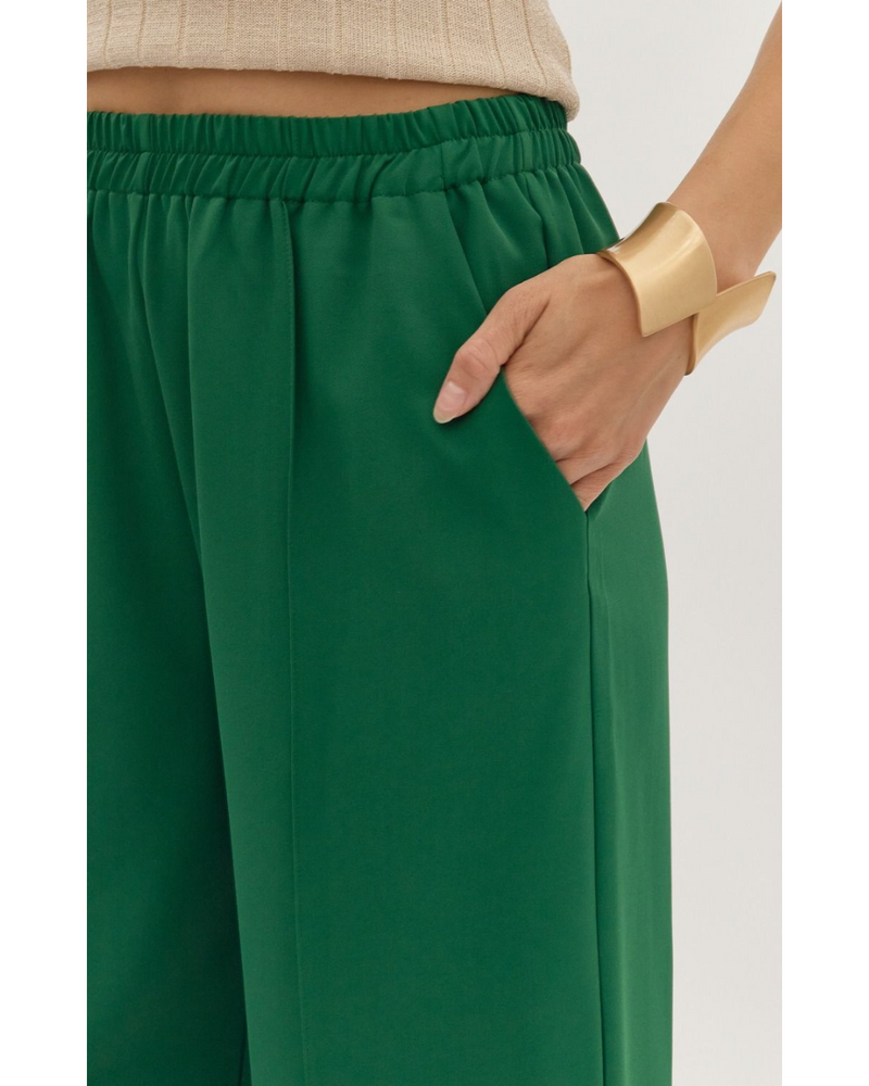 Tucker Seam Front Pant Forest