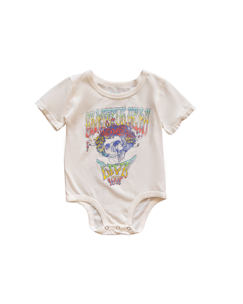 Grateful Dead Onesie Vintage White