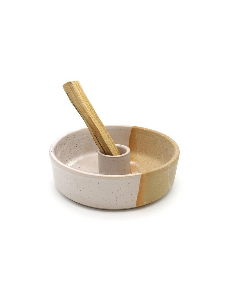 Beige Palo Santo Burner Dish