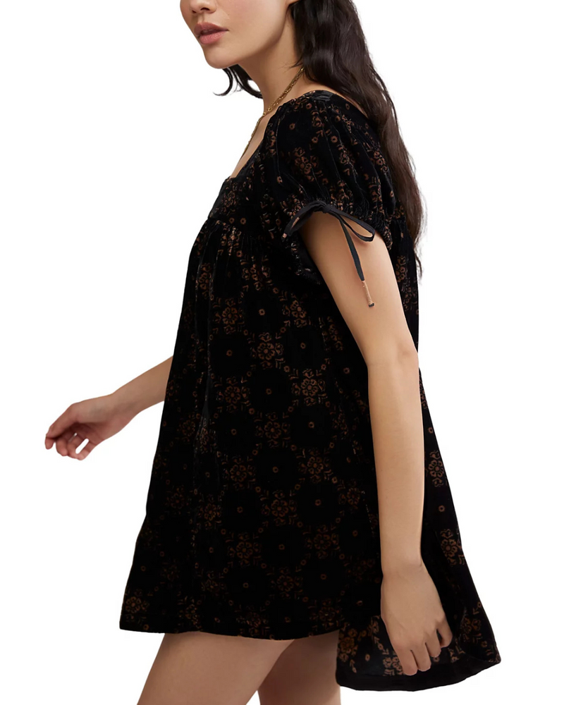 Velvet Summer Camp Tunic Black Combo