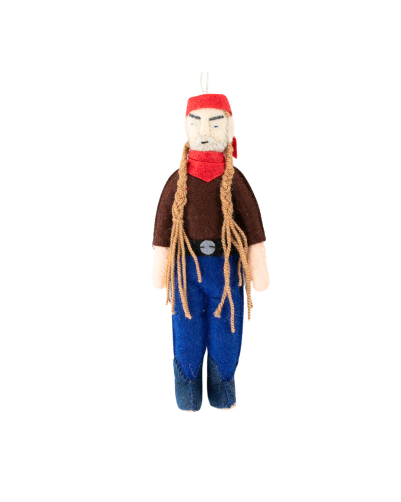 Willie Nelson Ornament