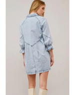 Winona Quarter Sleeve Denim Shirt Dress