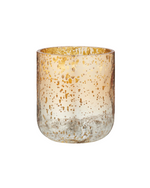 Winter White Radiant Small Glass Candle