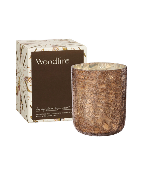 Woodfire Crackle Candle Large