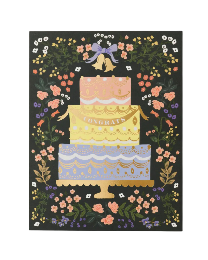 Woodland Wedding Cake Card