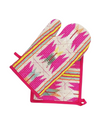 Woven Oven Mitt Set