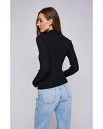 Wren Mock Neck Black