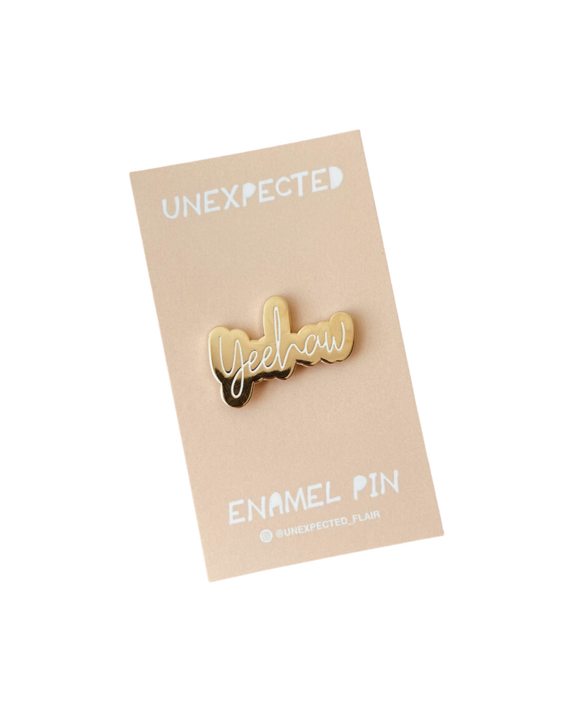 Yeehaw Enamel Pin