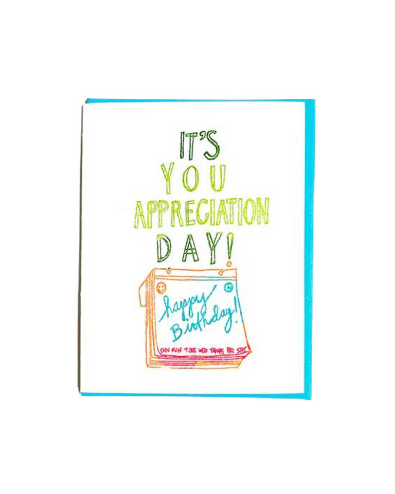 You Appreciation Day Card