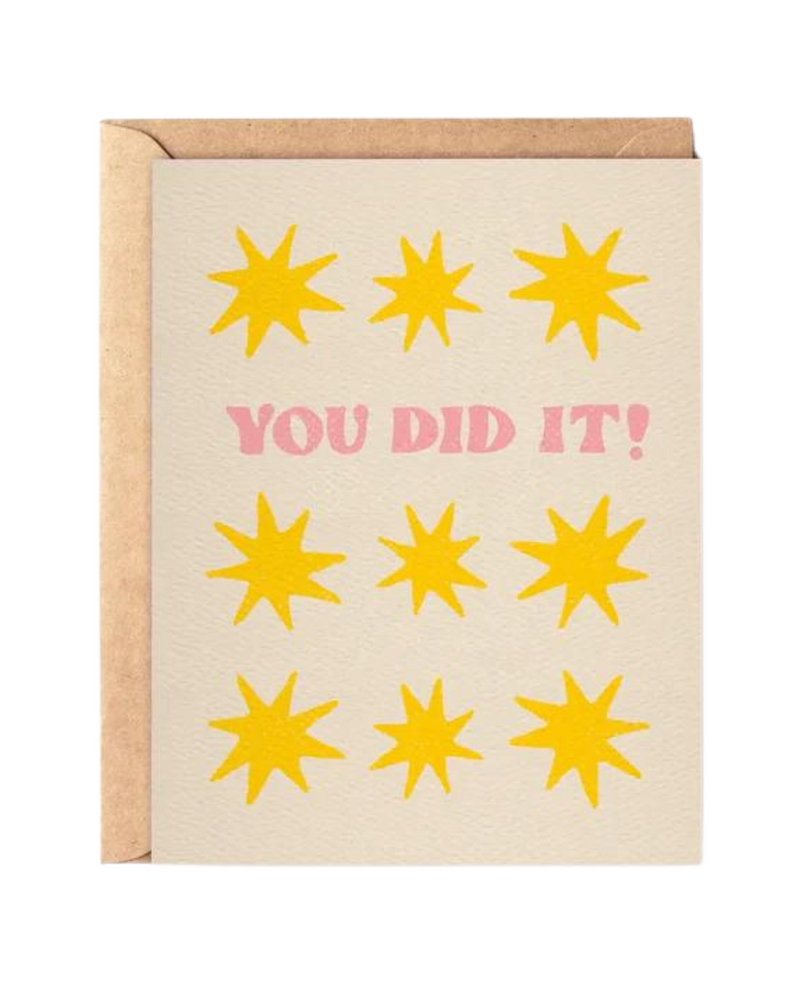 You Did It Card