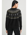 Zoey Sweater Metallic Fair Isle