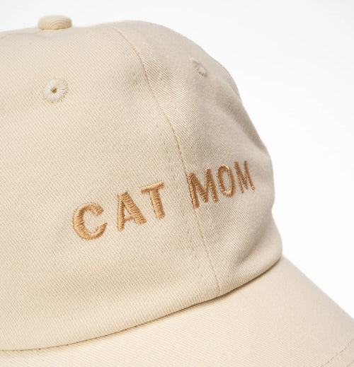 Cat Mom Hat Ivory