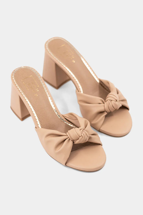 Emily Knot Heel Nude