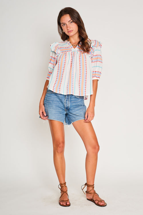 Janice Top Blue