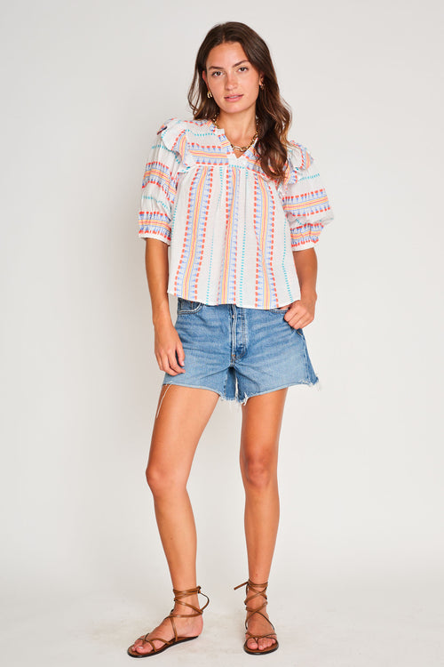 Janice Top Blue
