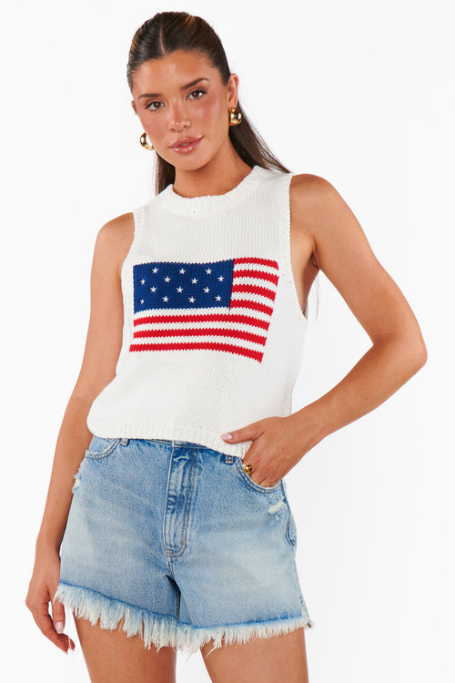 Milo Tank Flag Knit