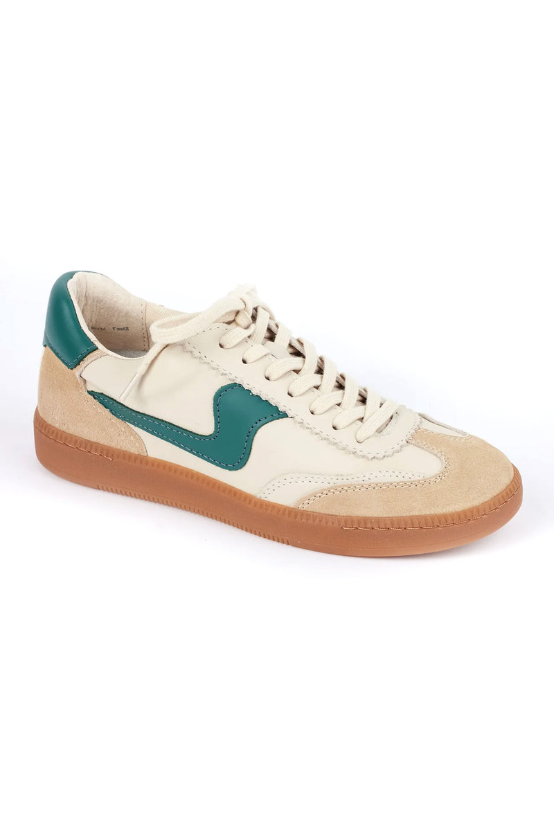 Notice Sneakers White Green Leather
