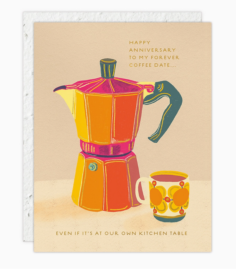 Espresso Anniversary Card