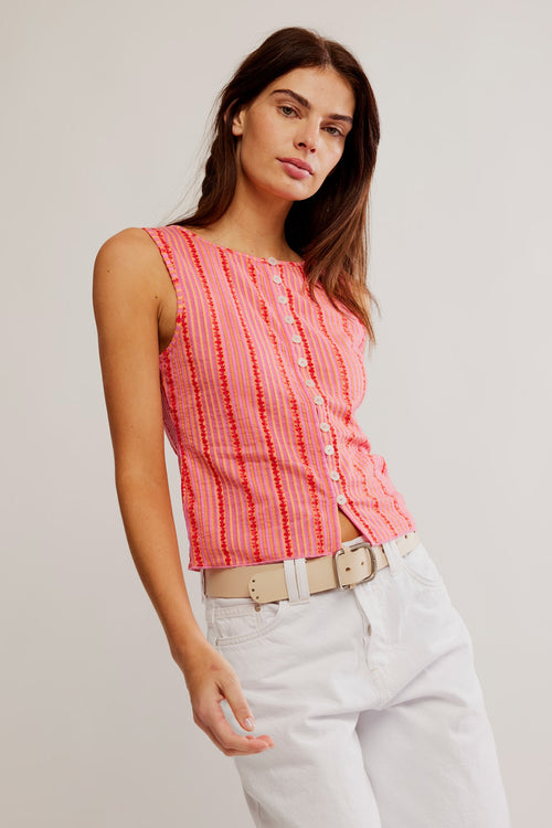 Tilly Vest Punch Combo Cherry