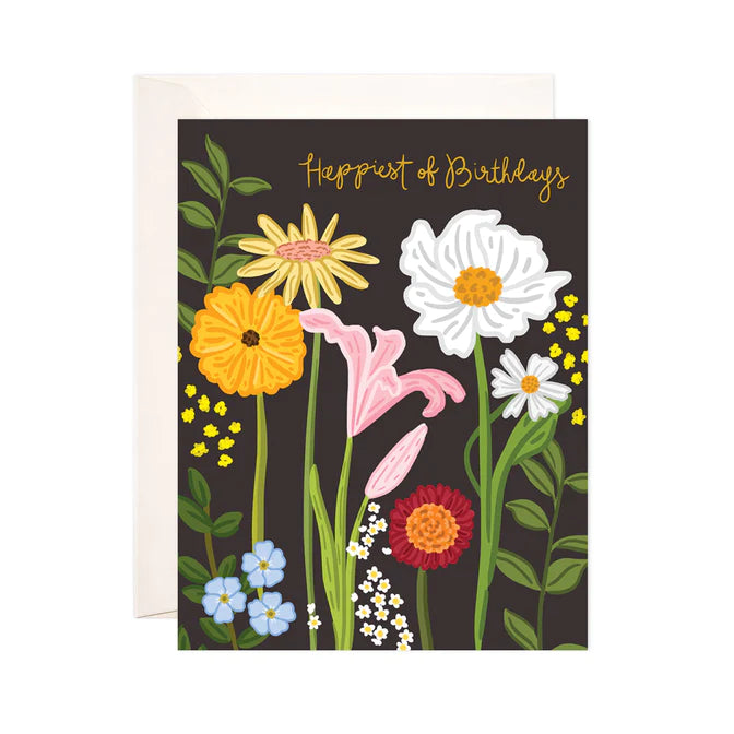 Wildflowers Birthday Card