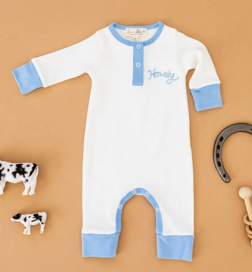 Howdy Playsuit Sky Blue