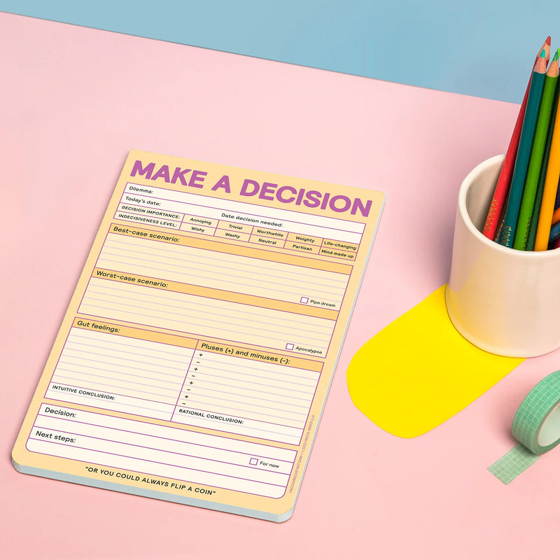 Make A Decision Pad