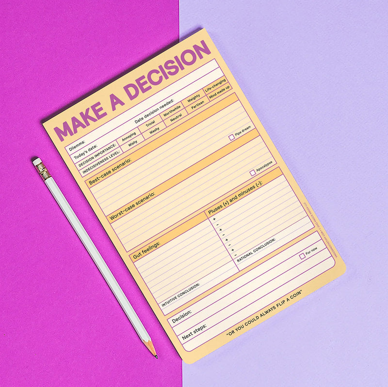 Make A Decision Pad