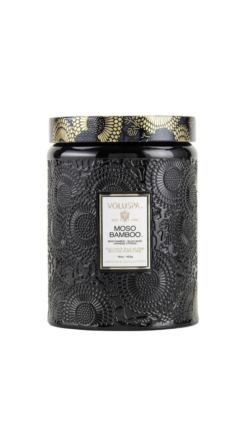 Moso Bamboo Candle Large