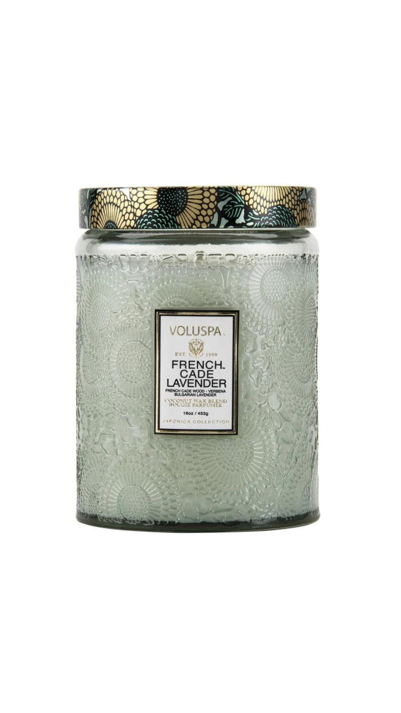 French Cade Lavender Candle Large