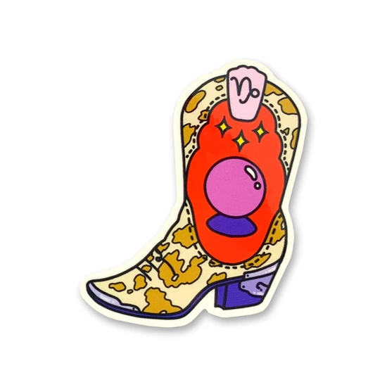 Zodiac Boot Sticker