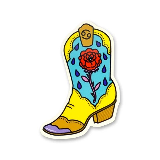 Zodiac Boot Sticker