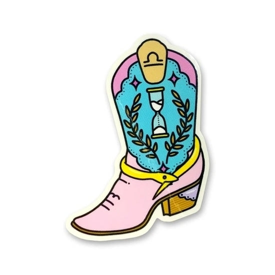 Zodiac Boot Sticker