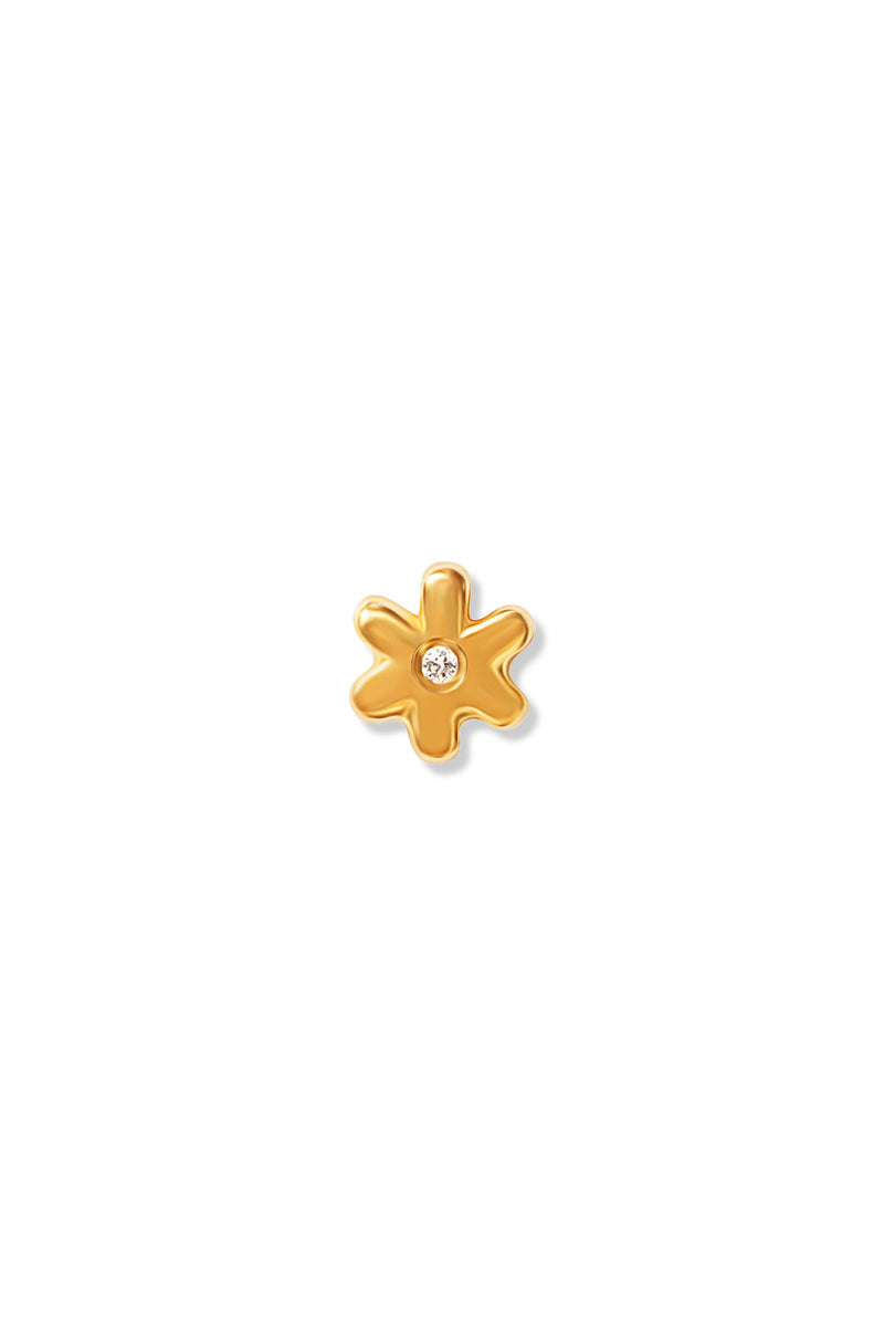 14K BG Tiny Daisy Stud