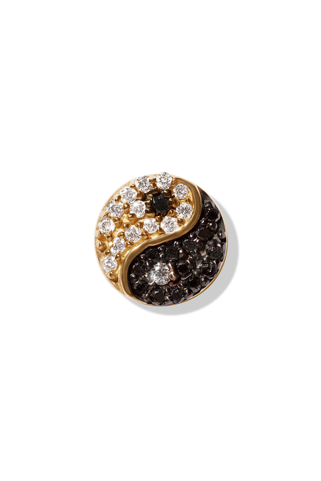 14K BG Yin Yang Stud